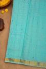 Khaadi Cotton Sky Blue Saree