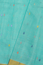 Khaadi Cotton Sky Blue Saree