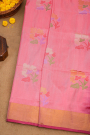 Uppada Silk Baby Pink Saree