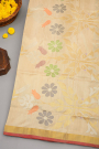 Uppada Silk Cream Saree