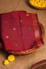 Uppada Silk Maroon Saree
