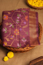 Uppada Silk Wine Saree