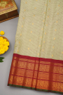 Gadwal Silk Cream Saree
