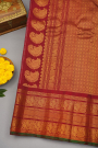 Gadwal Silk Cream Saree
