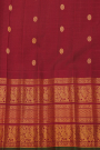 Gadwal Silk Cream Saree