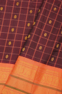 Gadwal Silk Wine Saree
