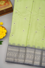 Gadwal Silk Light Green Saree