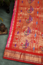Bandhani Silk Pink Saree