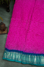 Bandhani Silk Pink Saree