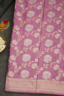 Banarasi Silk Onion Pink Saree