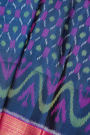 Coimbatore Soft Silk Peacock Blue Saree