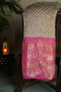 Bandhani Silk Beige Saree