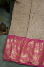 Bandhani Silk Beige Saree
