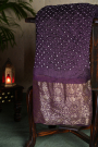 Bandhani Silk Navy Blue Saree