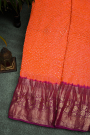 Bandhani Silk Dual Colour Saree