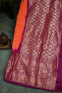 Bandhani Silk Dual Colour Saree