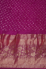Bandhani Silk Dual Colour Saree