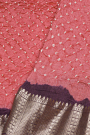 Bandhani Silk Pink Saree