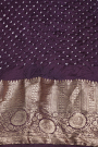 Bandhani Silk Pink Saree