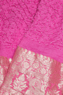 Bandhani Silk Pink Saree