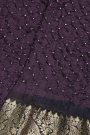 Bandhani Silk Wine Saree
