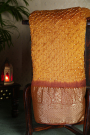 Bandhani Silk Mustard Saree