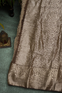 Bandhani Silk Beige Saree