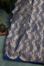 Bandhani Silk Blue Saree