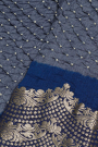 Bandhani Silk Blue Saree