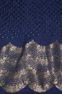 Bandhani Silk Blue Saree
