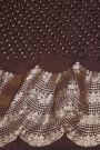 Bandhani Silk Purple Saree