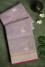 Chanderi Silk Lavender Saree