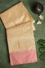 Chanderi Silk Cream Saree