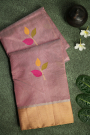 Chanderi Silk Onion Pink Saree