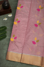 Chanderi Silk Onion Pink Saree