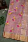 Chanderi Silk Onion Pink Saree