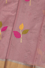 Chanderi Silk Onion Pink Saree