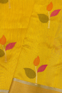 Chanderi Silk Yellow Saree