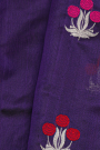 Chanderi Silk Navy Blue Saree