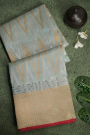 Chanderi Silk Grey Saree