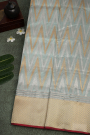 Chanderi Silk Grey Saree