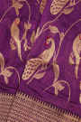 Chanderi Silk Purple Saree