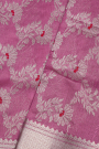 Chanderi Silk Pink Saree
