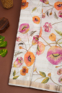 Matka Silk Off White Saree