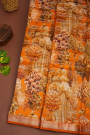 Matka Silk Orange Saree