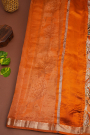 Matka Silk Orange Saree