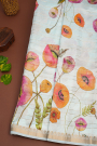 Matka Silk Off White Saree