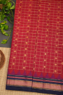 Narayanpet Silk Red Saree