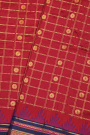 Narayanpet Silk Red Saree