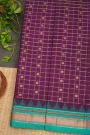 Narayanpet Silk Wine Saree